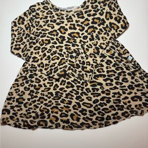 Posh Peanut Leopard Print Long Sleeve Tunic